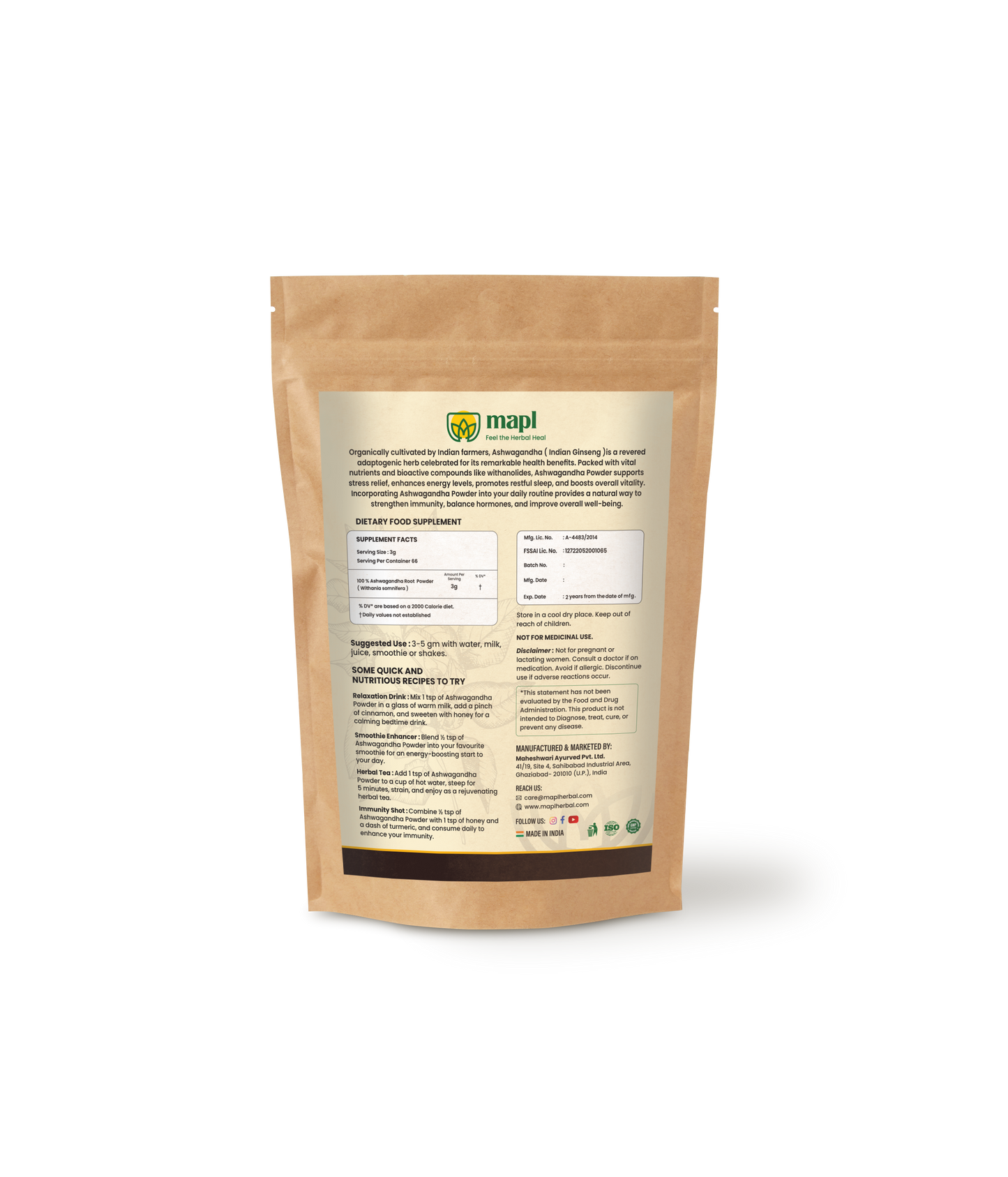 Ashwagandha Root Powder