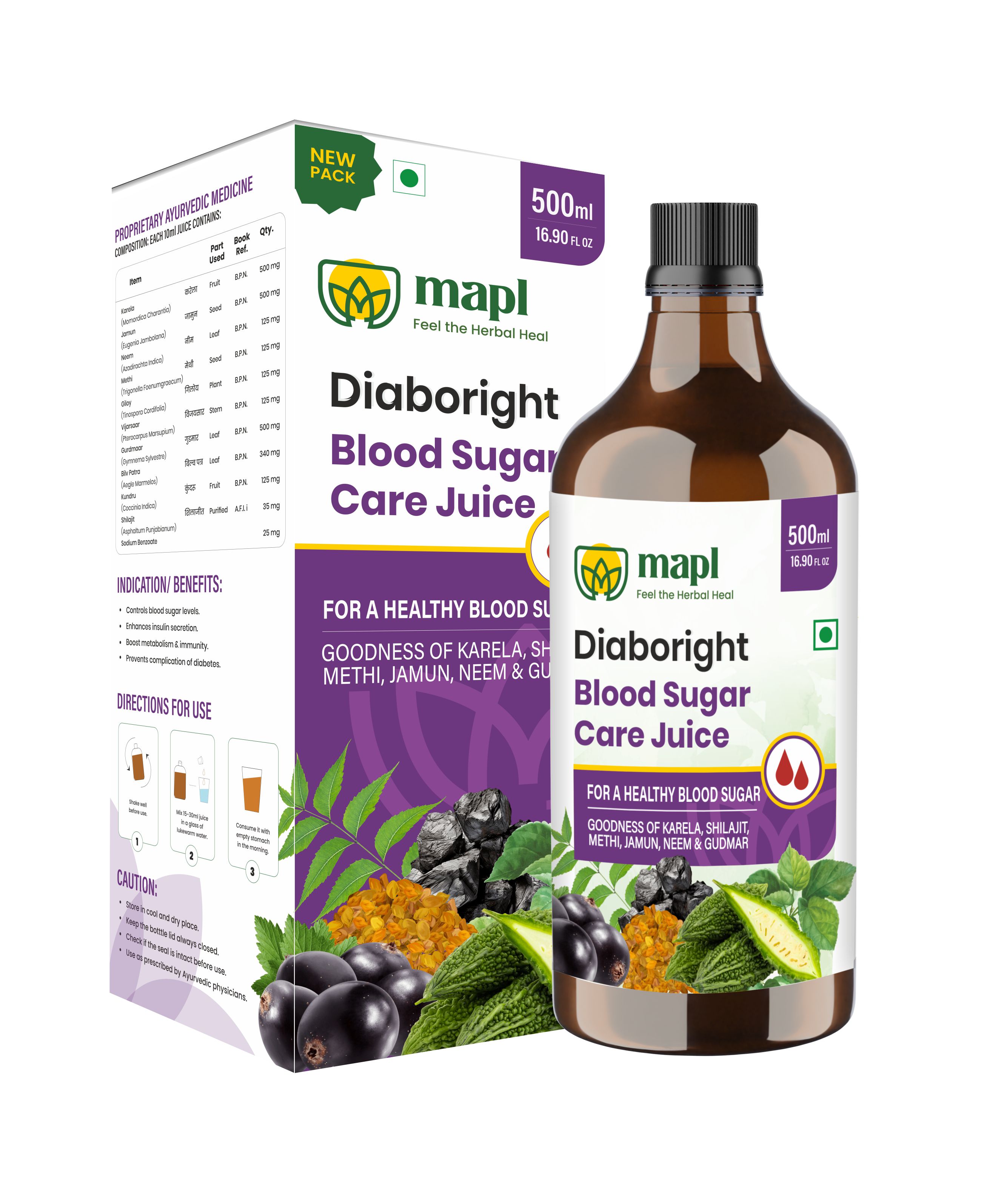 Diaboright Blood Sugar Care Juice