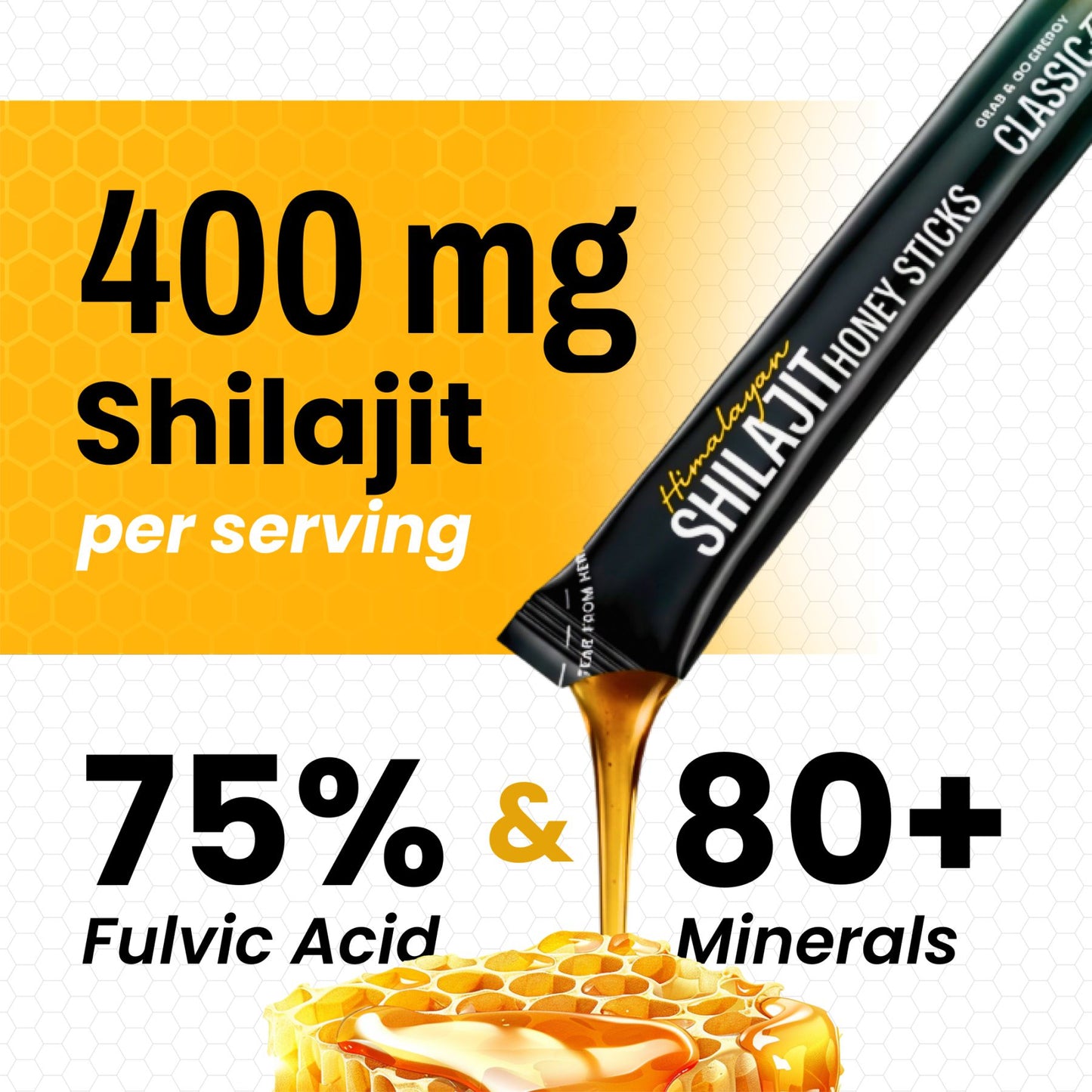 Shilajit Honey Sticks