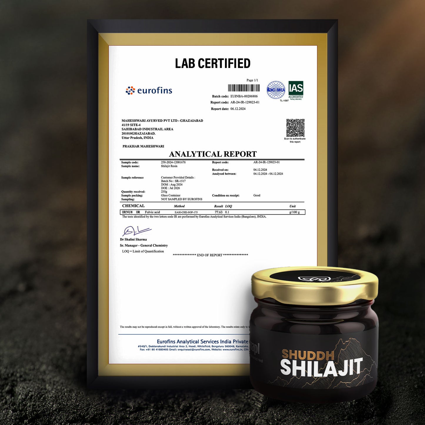 Shilajit Resin