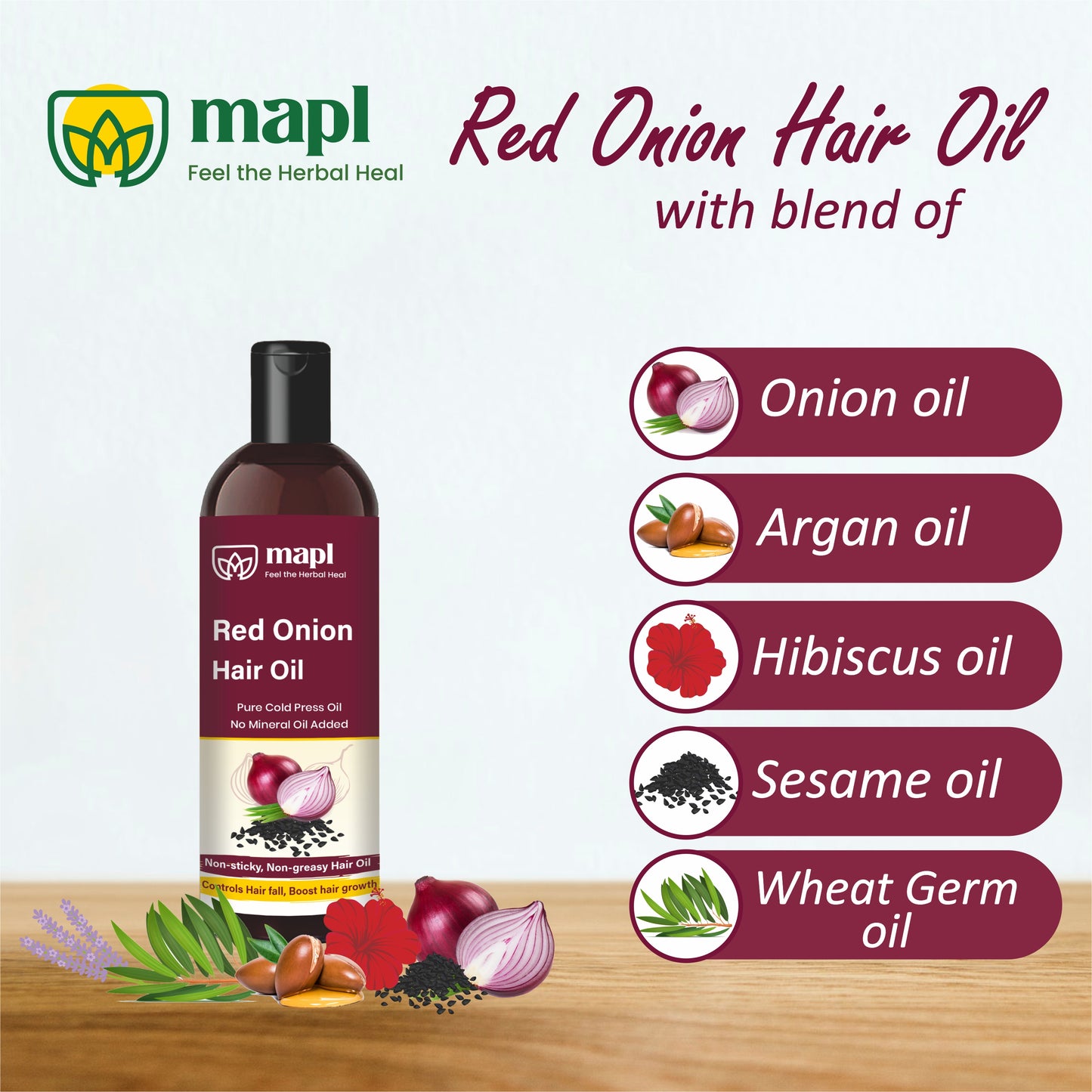 Red Onion Hair Growth Oil