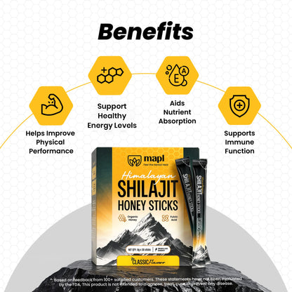 Shilajit Honey Sticks