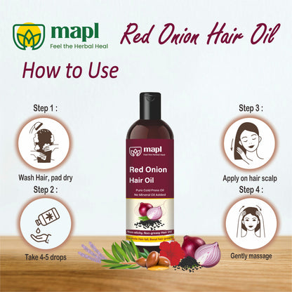 Red Onion Hair Growth Oil