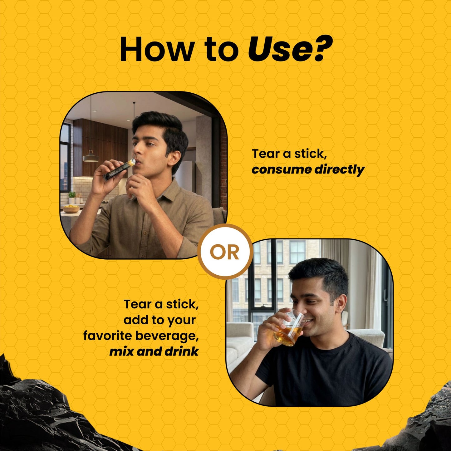 Shilajit Honey Sticks