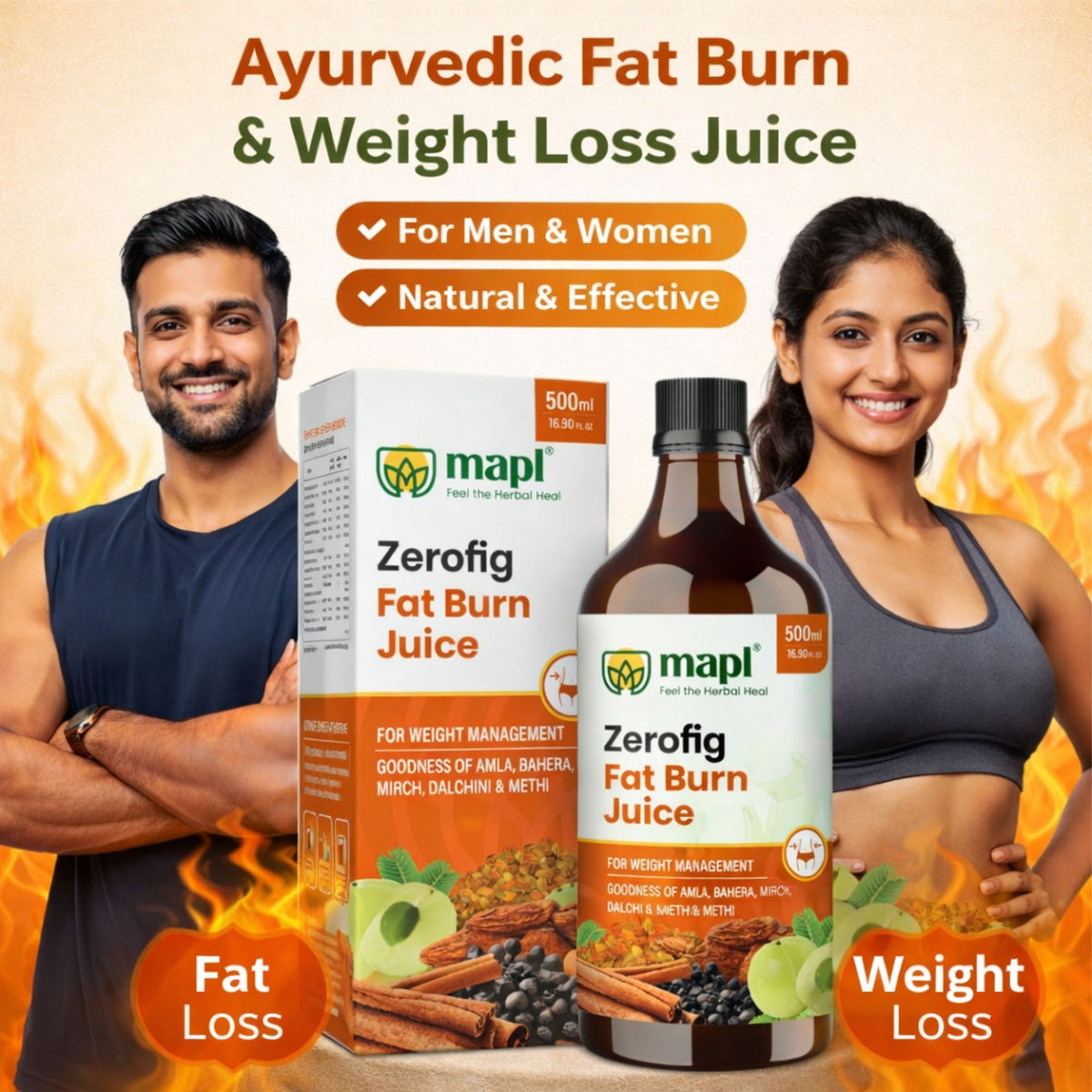 Fat burn combo - Zerofig Juice & Capsule