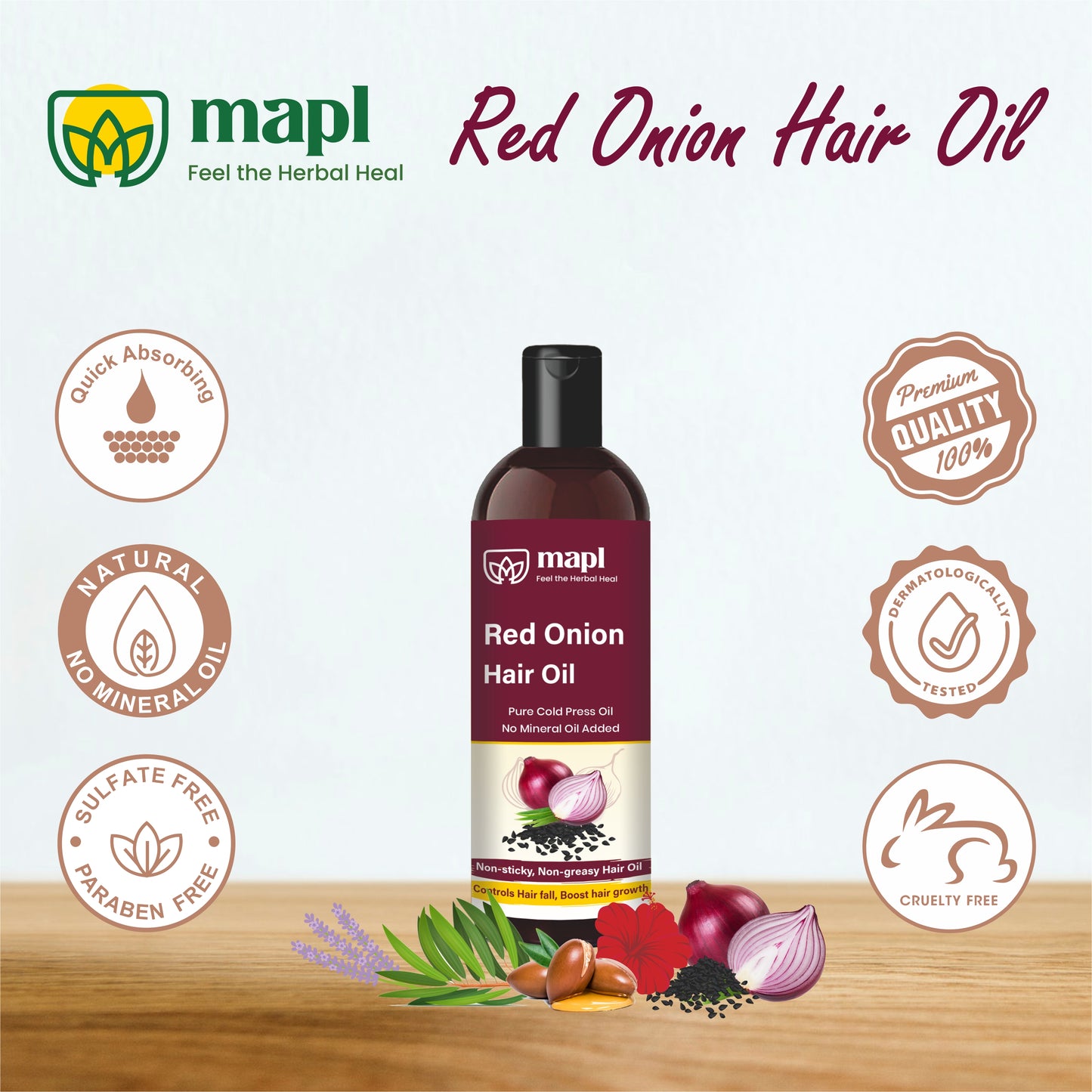 Red Onion Hair Growth Oil