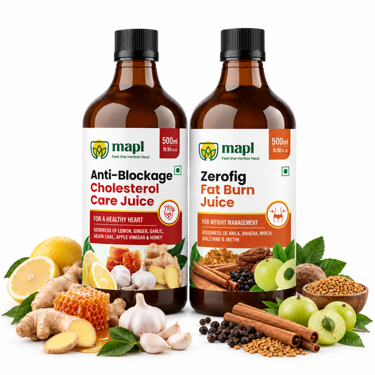Fat burn & Cholesterol Care Juice combo ( 500 ml each )